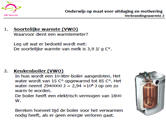 Oefeningen verbrandingswarmte 2